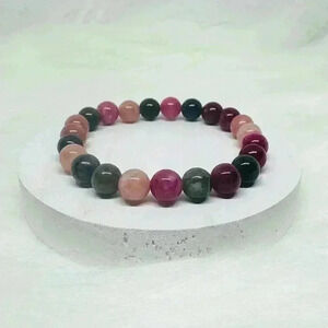 Berries Tourmaline Stone Beaded Bracelet